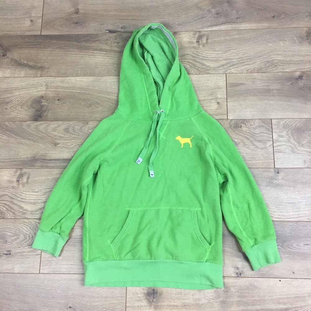 Victoria’s Secret pink light green medium hoodie